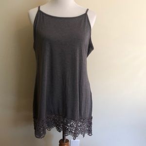 Gray tank top XL